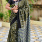 Special chita with tribal cotton saree