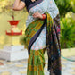 Half and half box saree