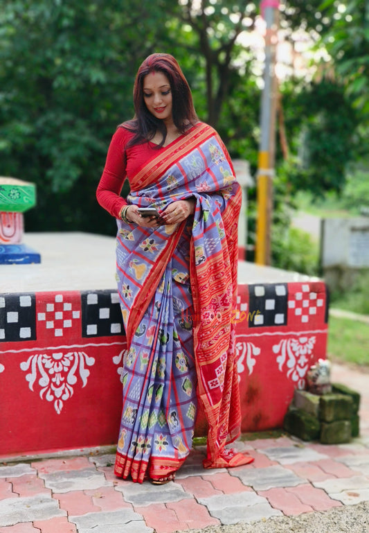 Nabakothi khandua silk saree