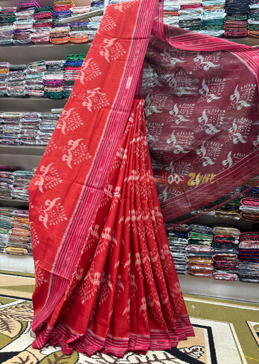 Contemporary khandua cotton saree