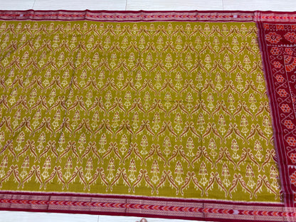 Exclusive parrot khandua cotton saree
