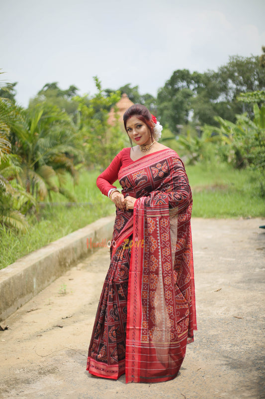 Exclusive nabakothi khandua cotton saree