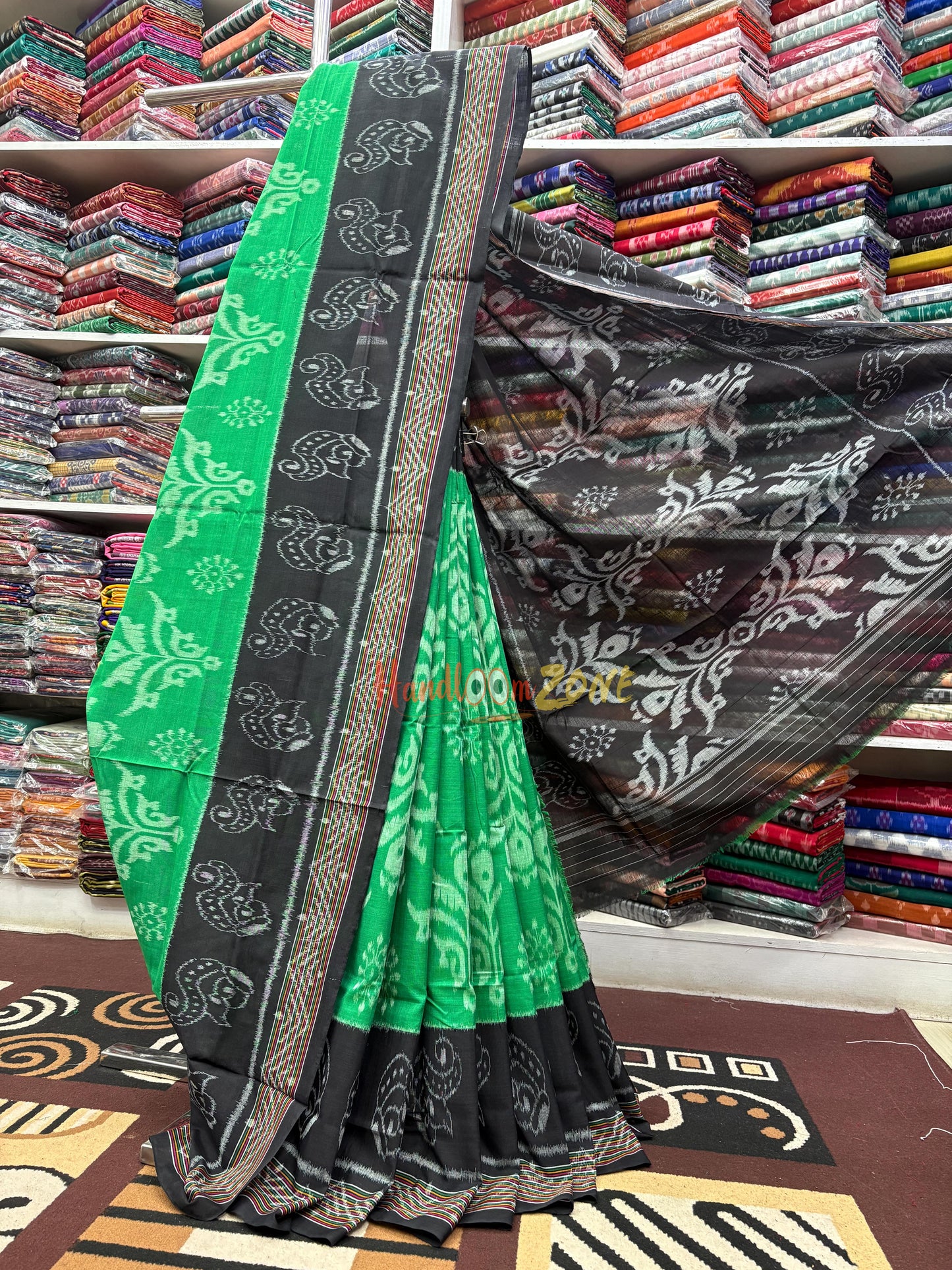 Scot sankha with body tree khandua cotton saree