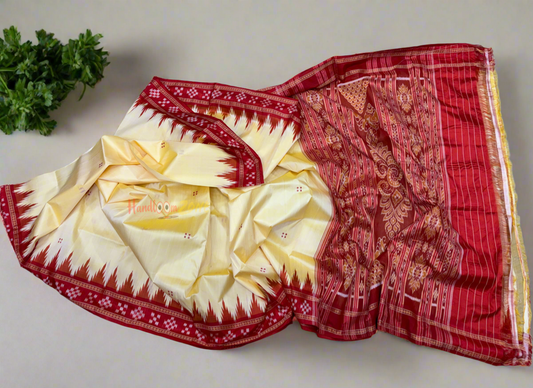 Border pasapali khandua silk saree