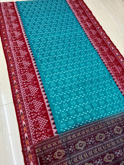 Temple scot cotton saree
