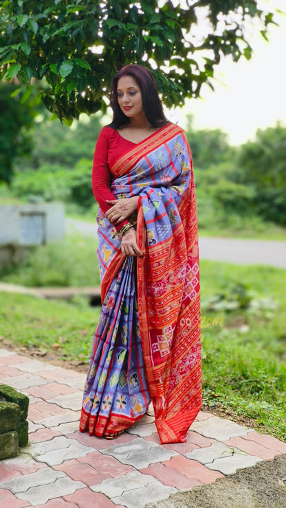 Nabakothi khandua silk saree