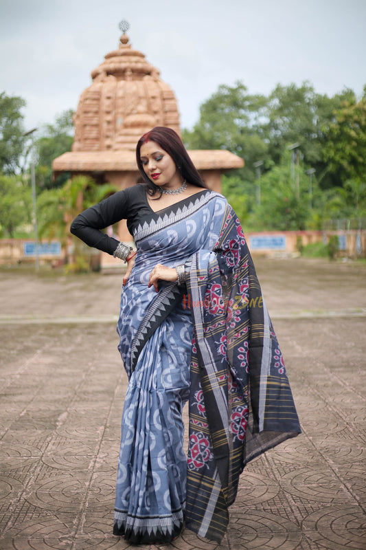 Contemporary khandua cotton saree