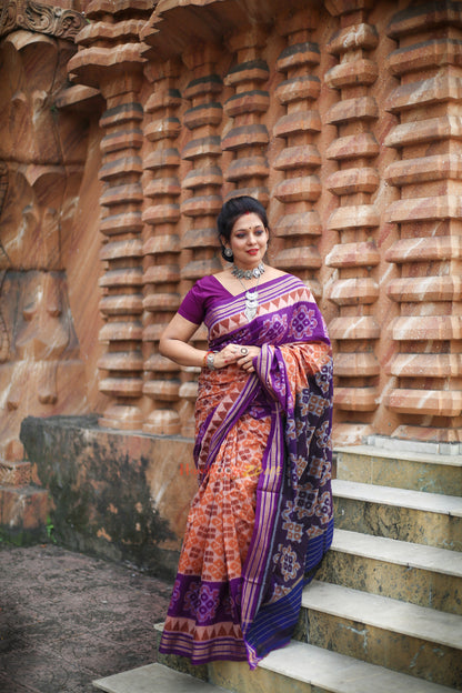 Contemporary cotton saree