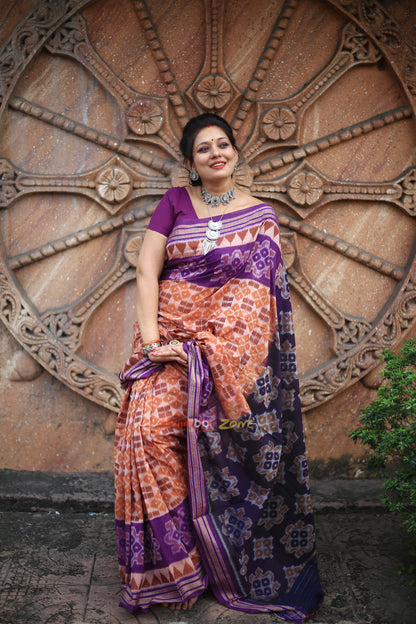 Contemporary cotton saree