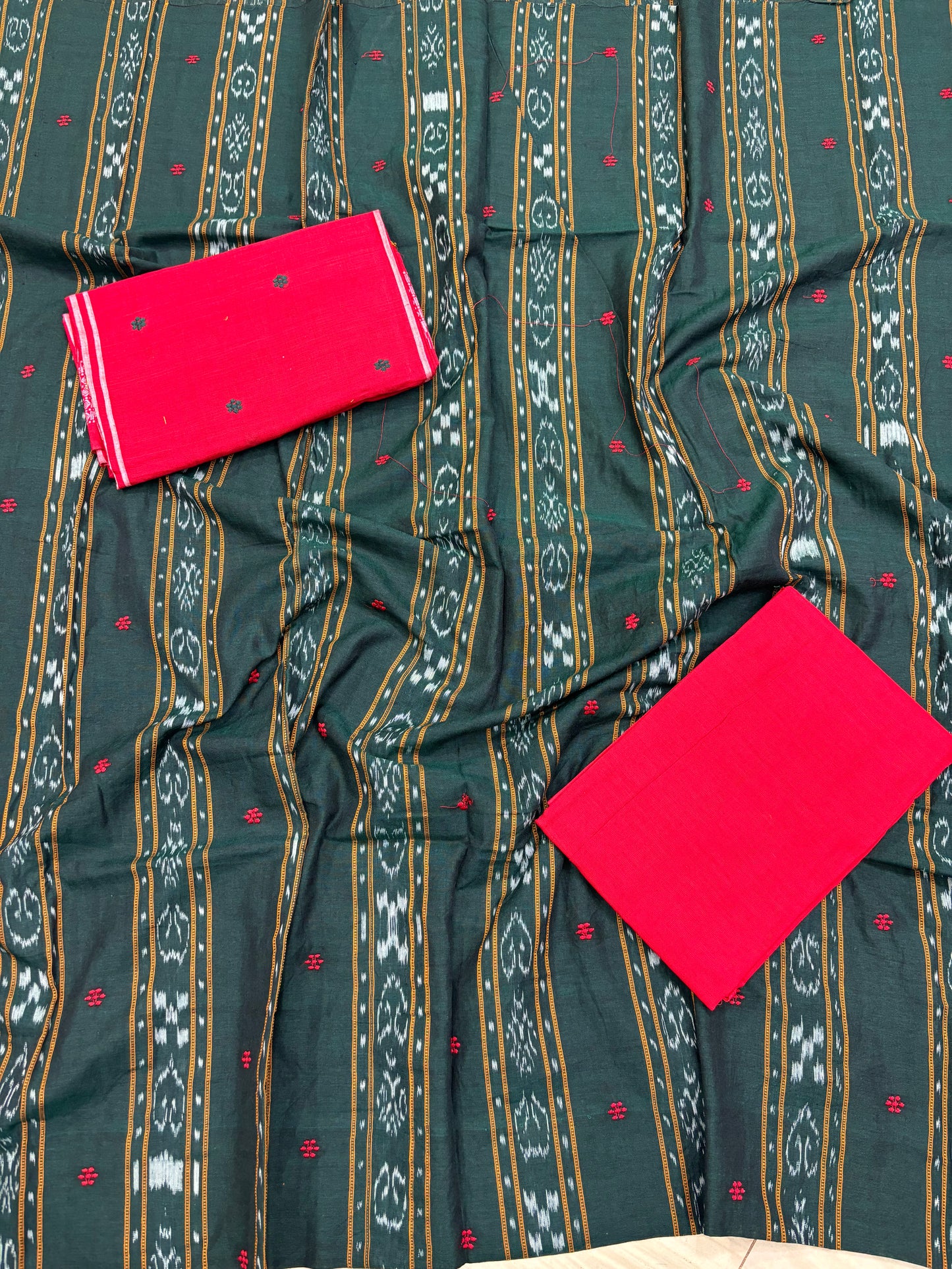 Bandha buti ikat shalwar suit set