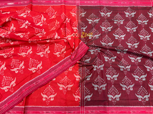 Contemporary khandua cotton saree