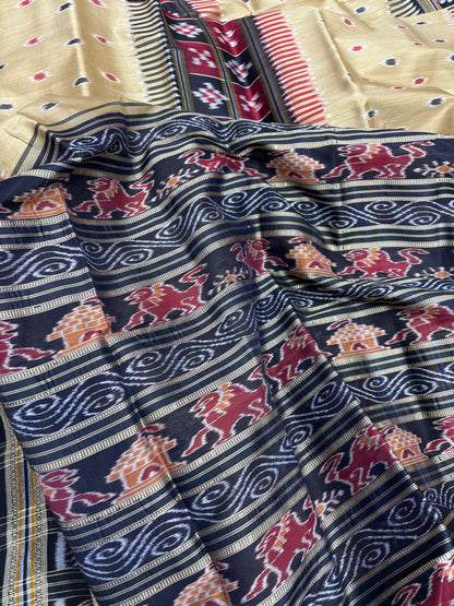 Exclusive border pasapali khandua silk saree