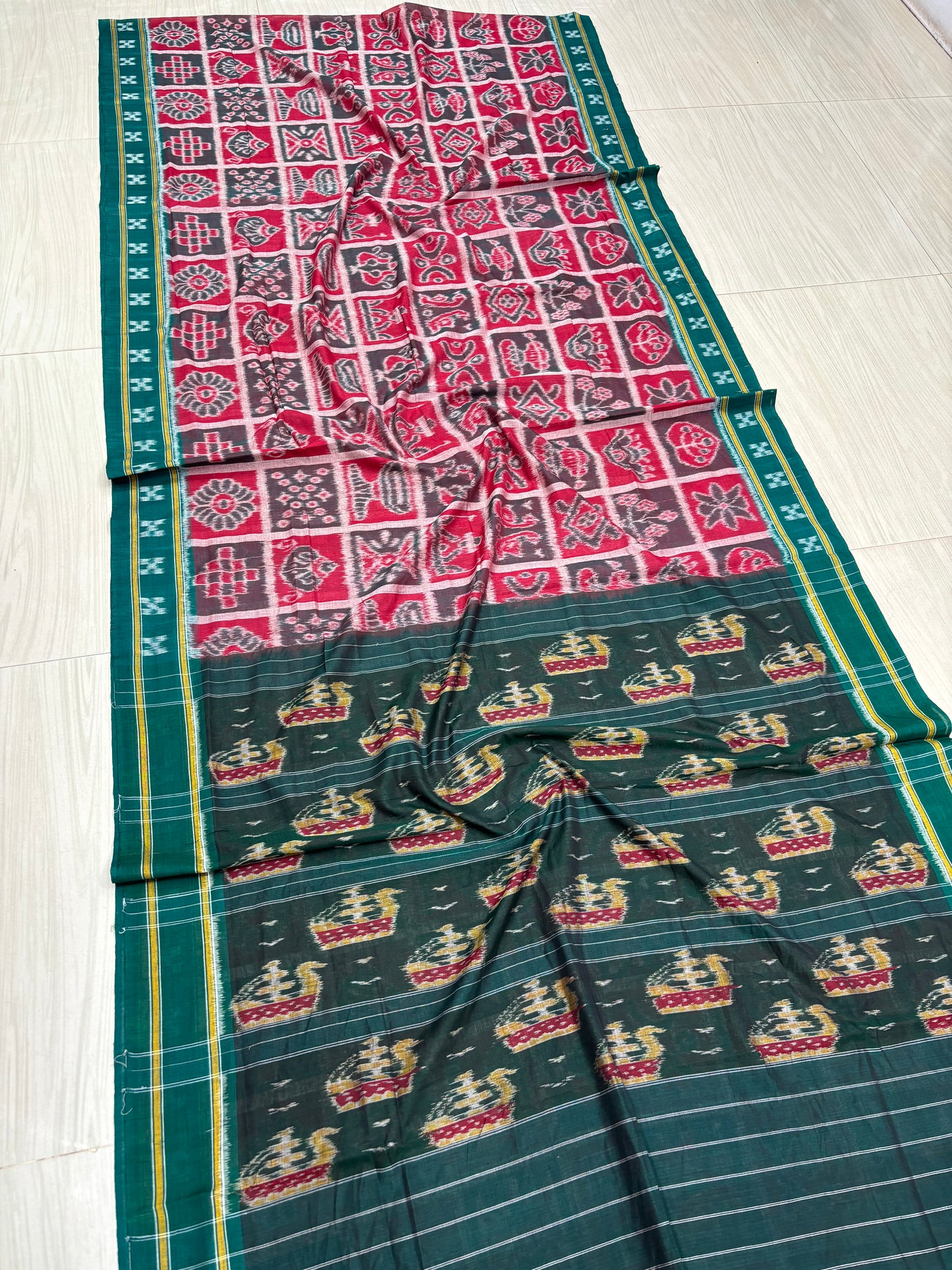 Nabakothi khandua cotton saree