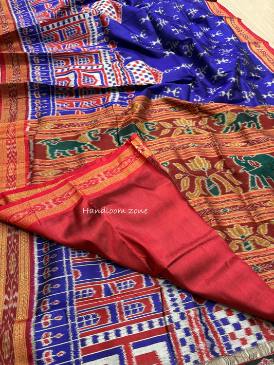 Exclusive Taj Mahal khandua silk saree