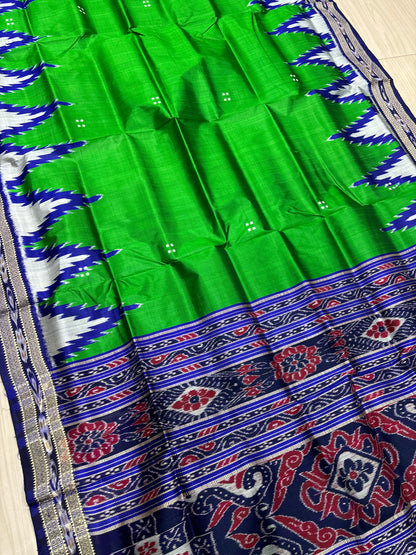 Big temple border khandua silk sree