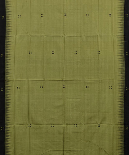 Border buti cotton saree
