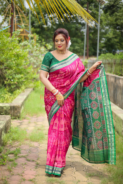 Special tribal tree khandua cotton saree