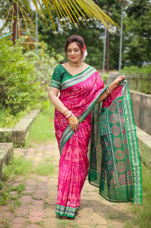 Special tribal tree khandua cotton saree