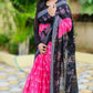 Pink scot Boat cotton saree