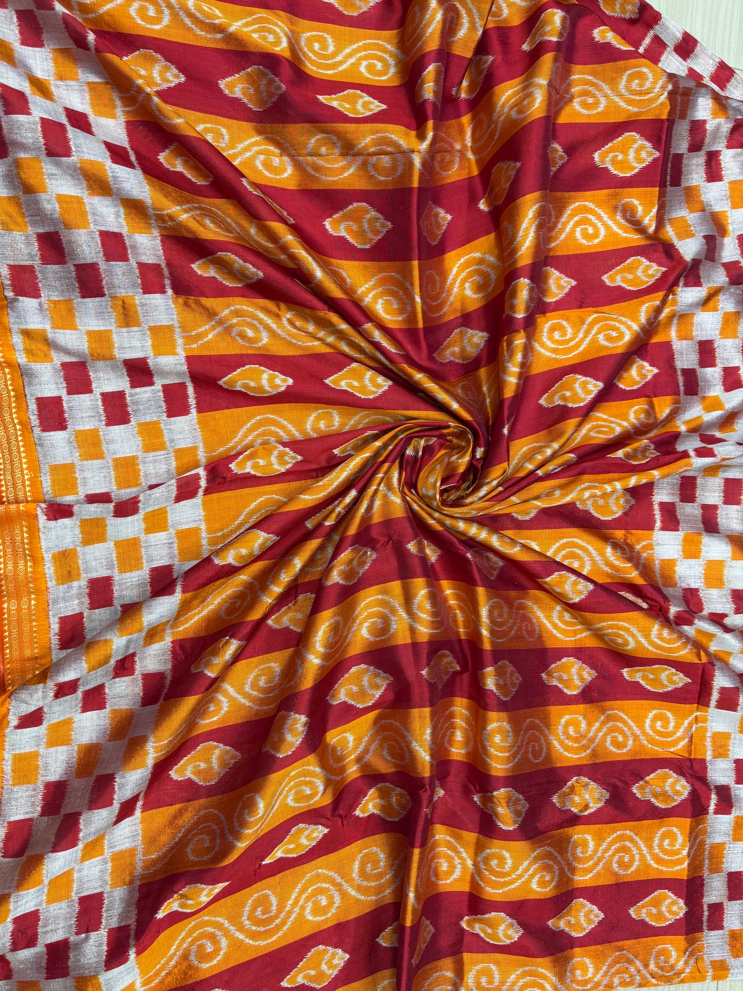 Sankha scot khandua silk saree