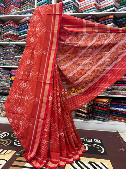 Exclusive body flowers contemporary cotton saree