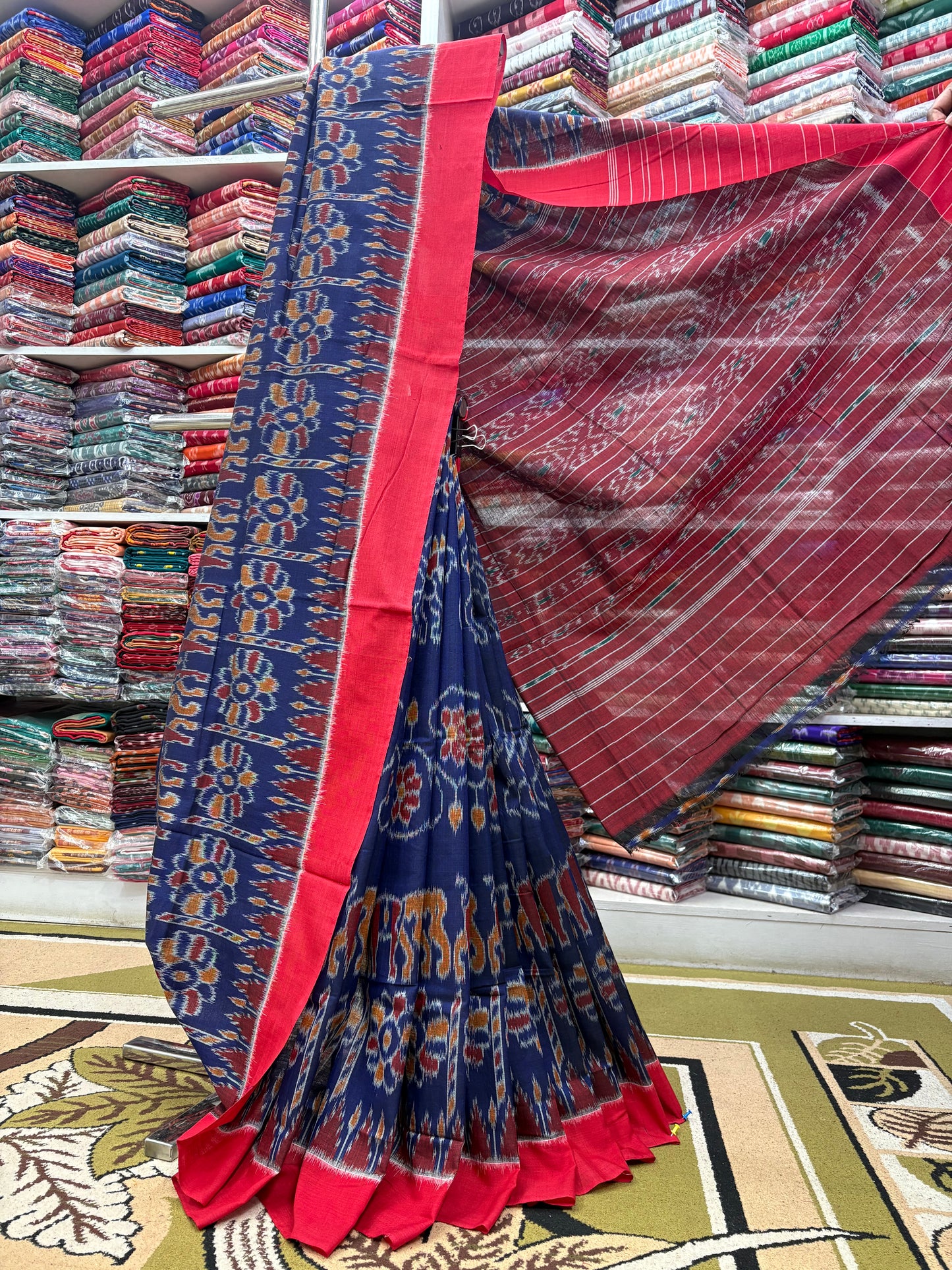 Elephant khandua cottonsaree