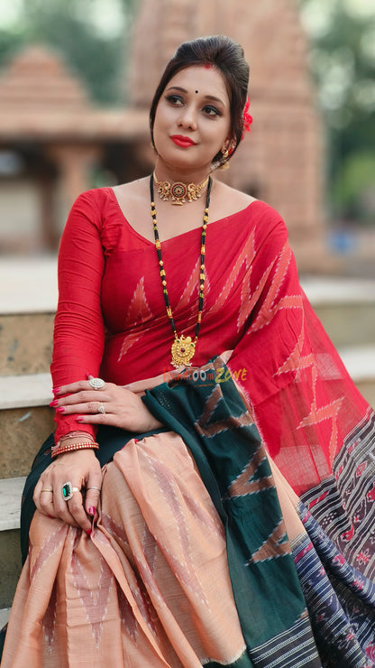 Exclusive 3d cotton saree