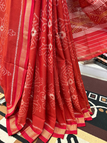 Exclusive body flowers contemporary cotton saree