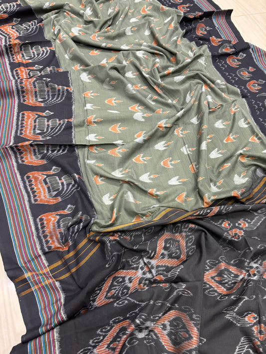 Boat Design cotton saree