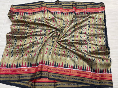 Double border tira anji khandua silk saree