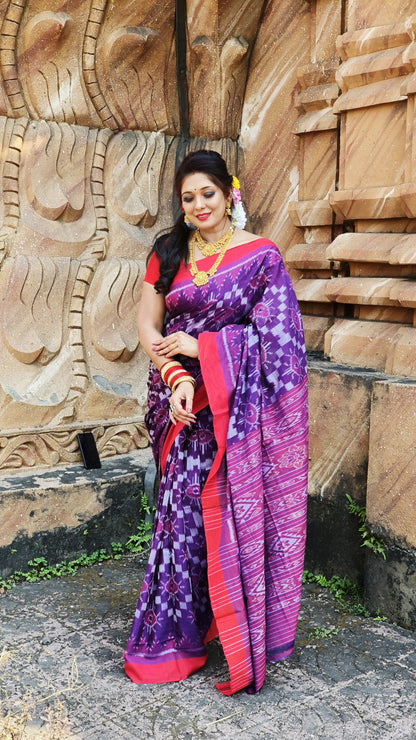 Full body flower cotton saree