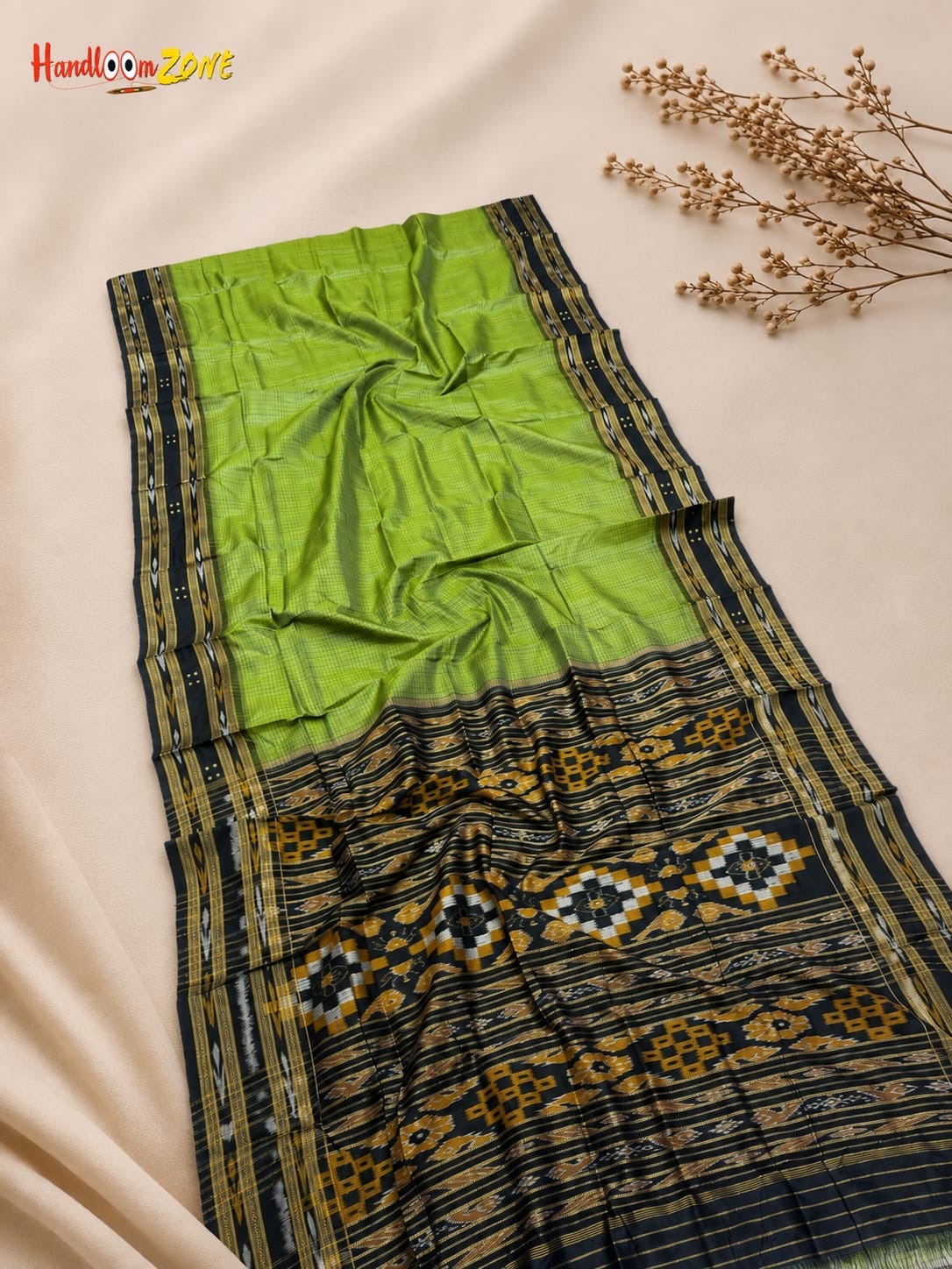 Border buti sachipar khandua silk saree