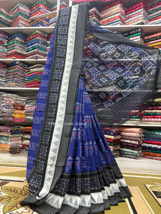 Scot with blue body special cotton saree