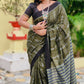 Special chita with tribal cotton saree