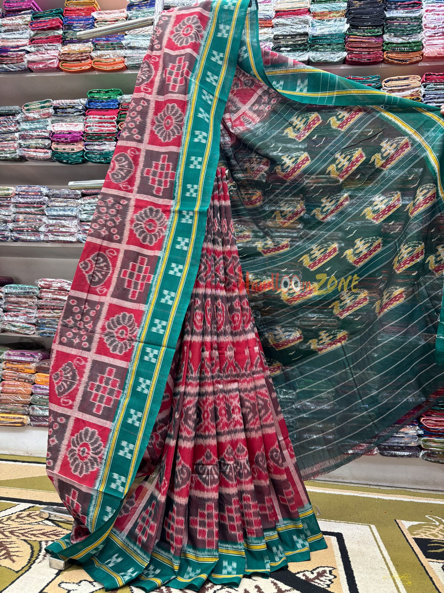 Nabakothi khandua cotton saree