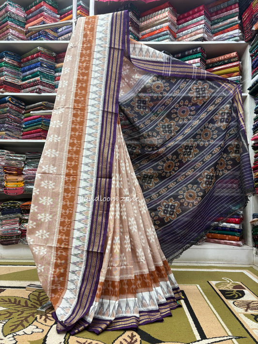 Body small flowers with scot tribal special cotton saree