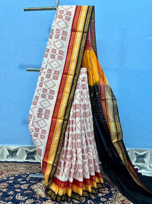 Kathifera with body work cotton saree