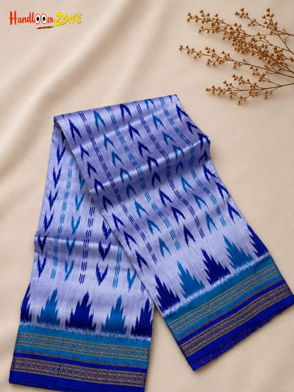 Double border tira anji khandua silk saree