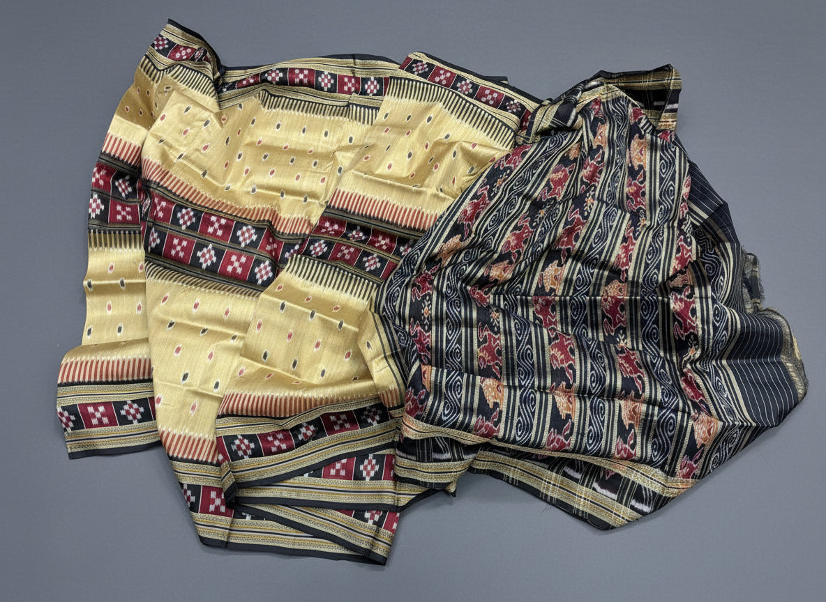 Exclusive border pasapali khandua silk saree