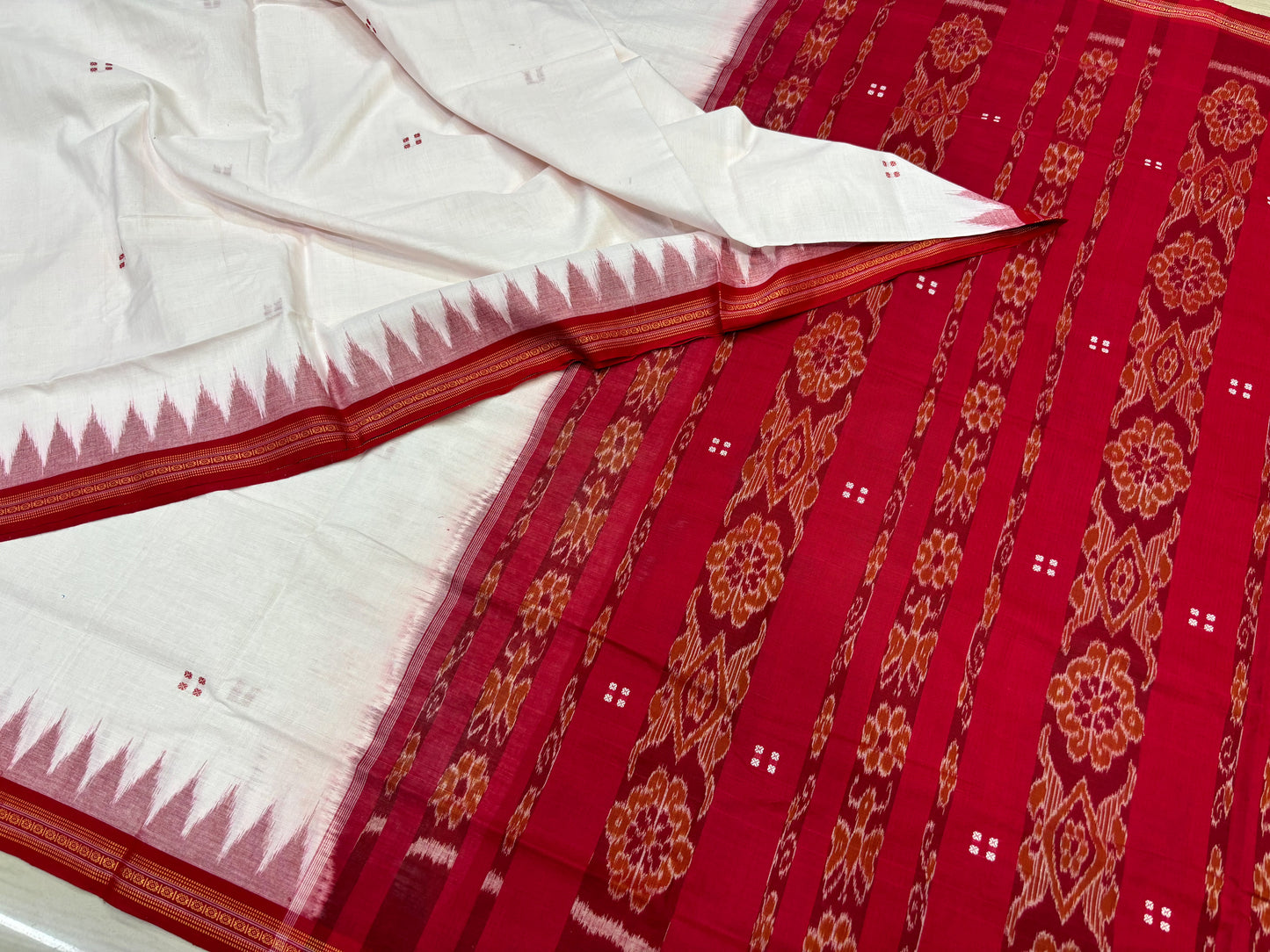 Ak fulia khandua cotton saree