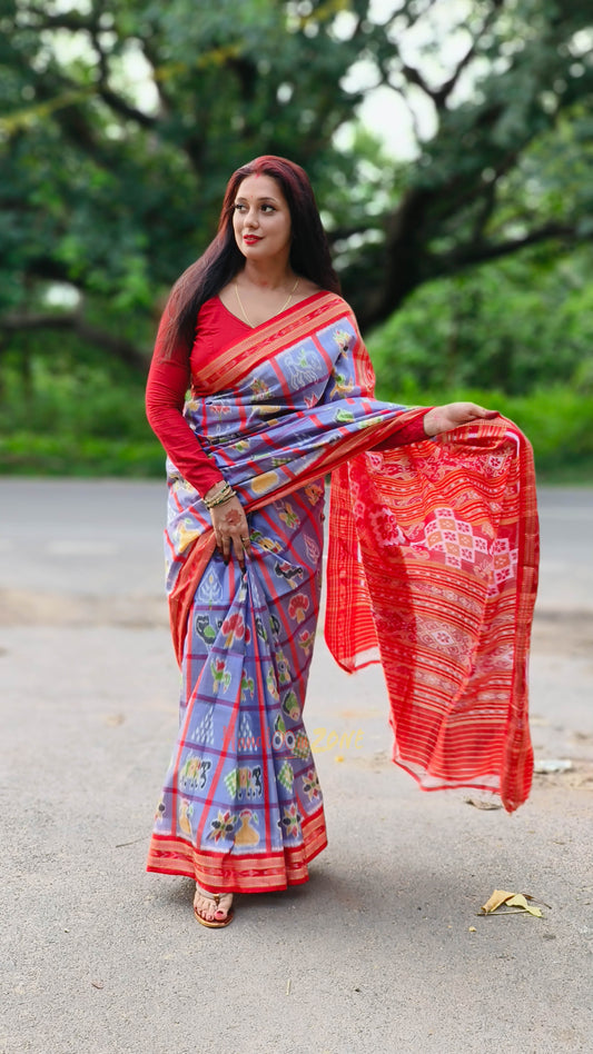Nabakothi khandua silk saree