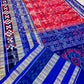 Pasapali with fish border Sambalpuri cotton saree