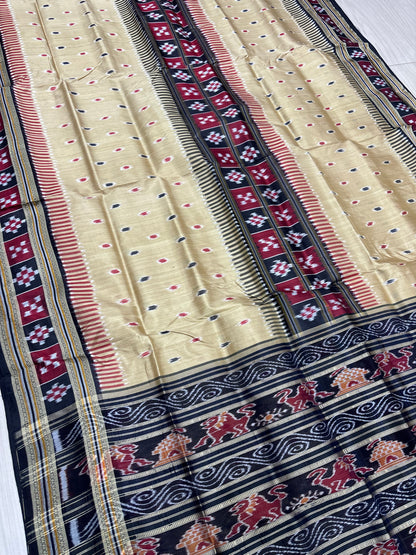 Exclusive border pasapali khandua silk saree