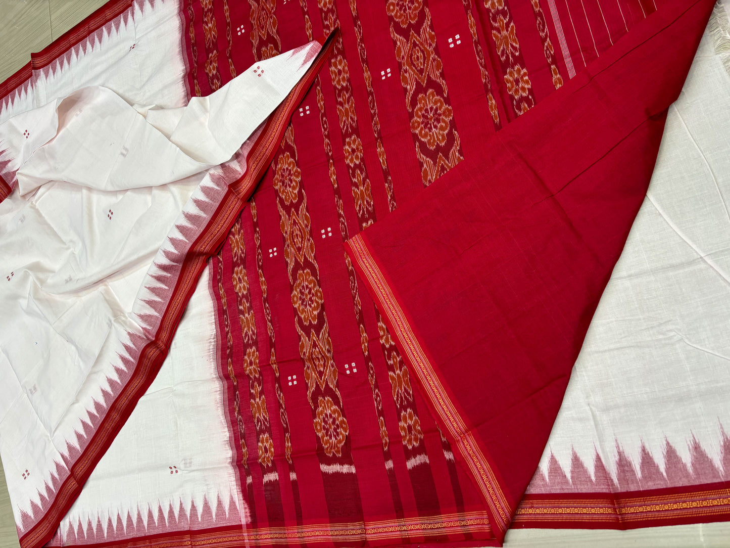 Ak fulia khandua cotton saree