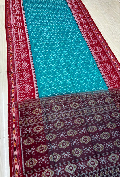Temple scot cotton saree