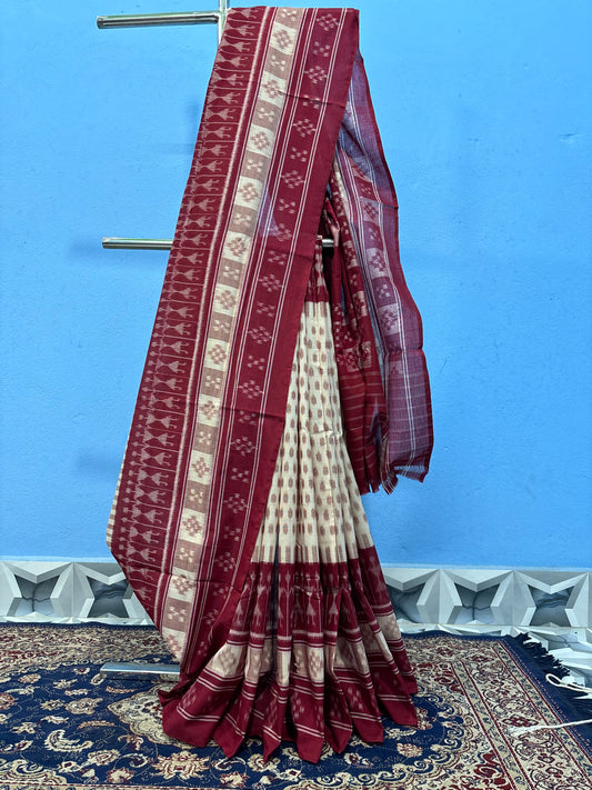 Exclusive tribal khandua cotton saree