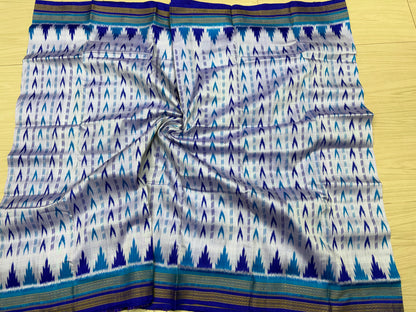 Double border tira anji khandua silk saree