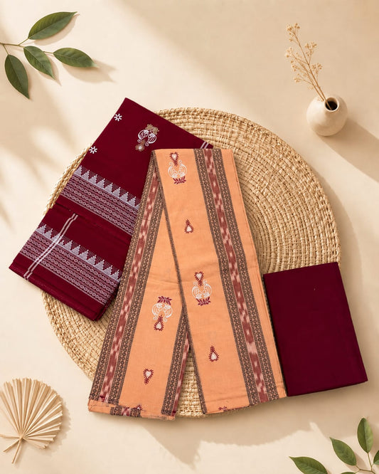 Jodi sankha ikkat salwar suit set