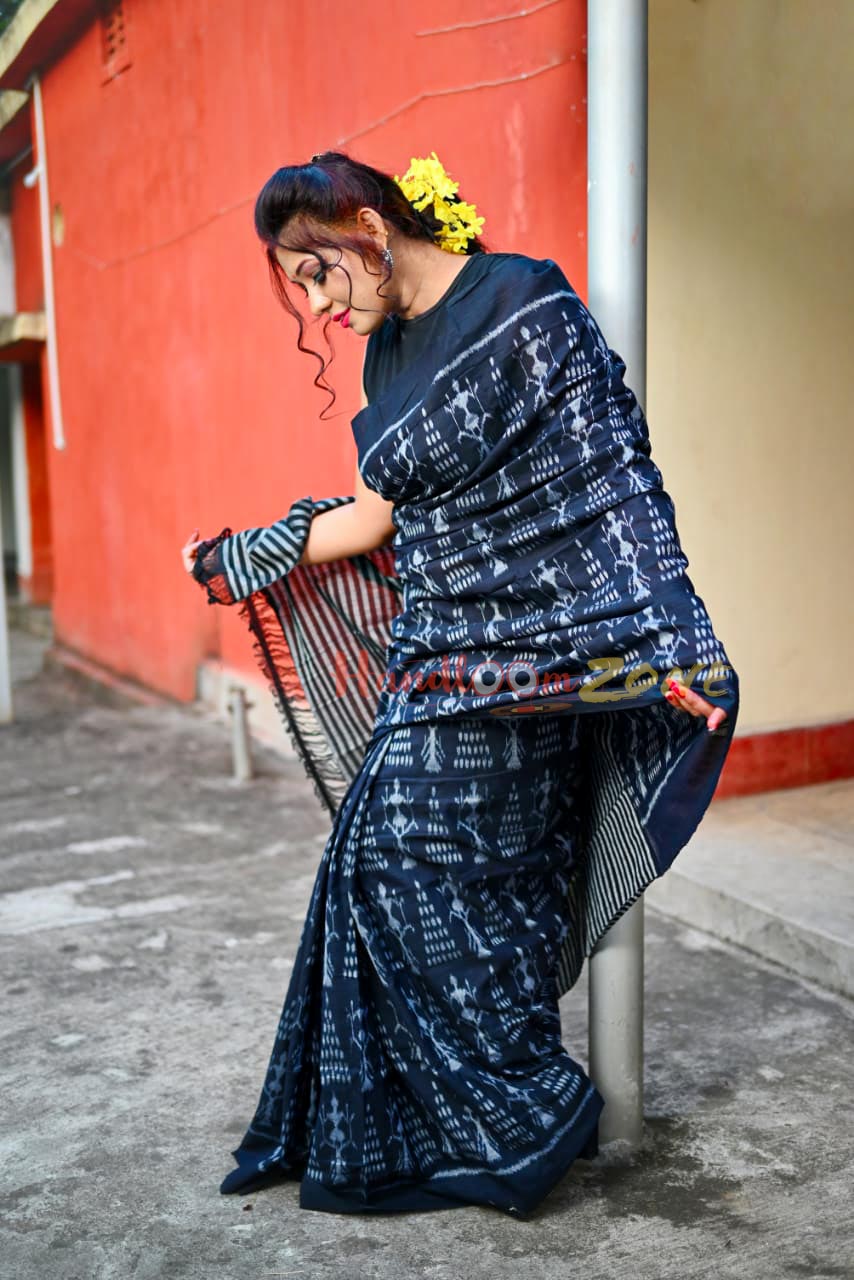 Special traibal with chita cotton saree