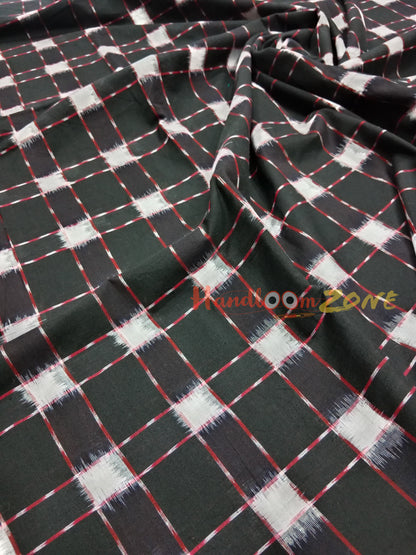 Double ikat box fabric